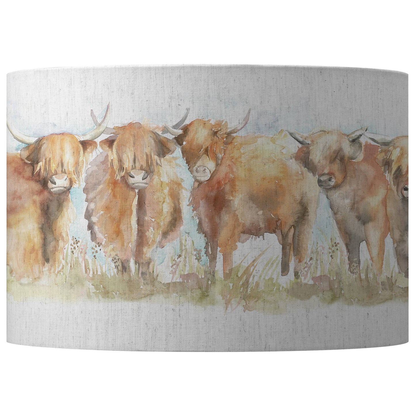 Voyage Maison Highland Cattle Eva Lamp Shade Linen 30cm