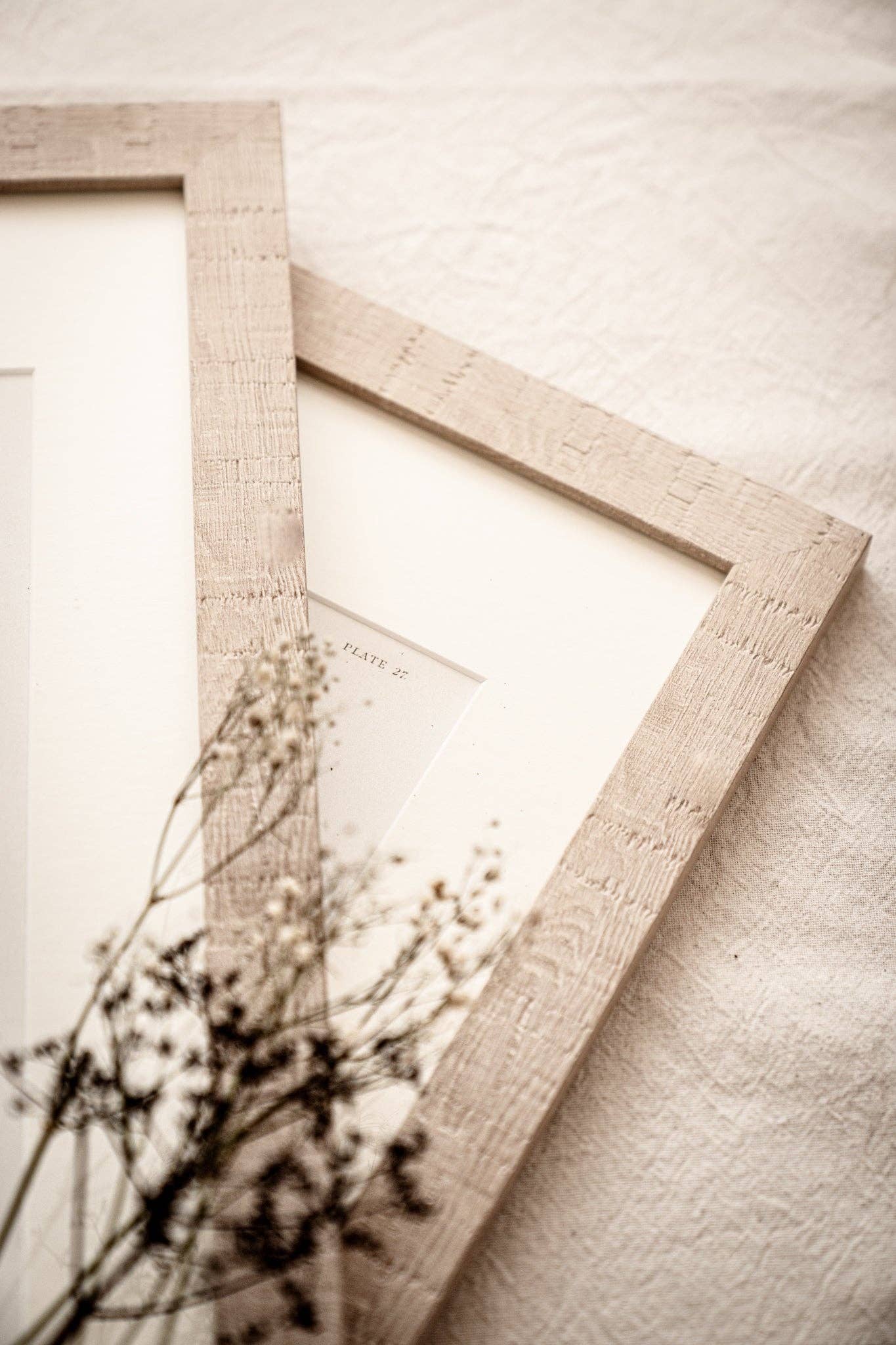 Golden Hour – Framed Black A3 Pressed Flower Giclée Print: Framed A3 Pressed Flower Print: Sand Frame