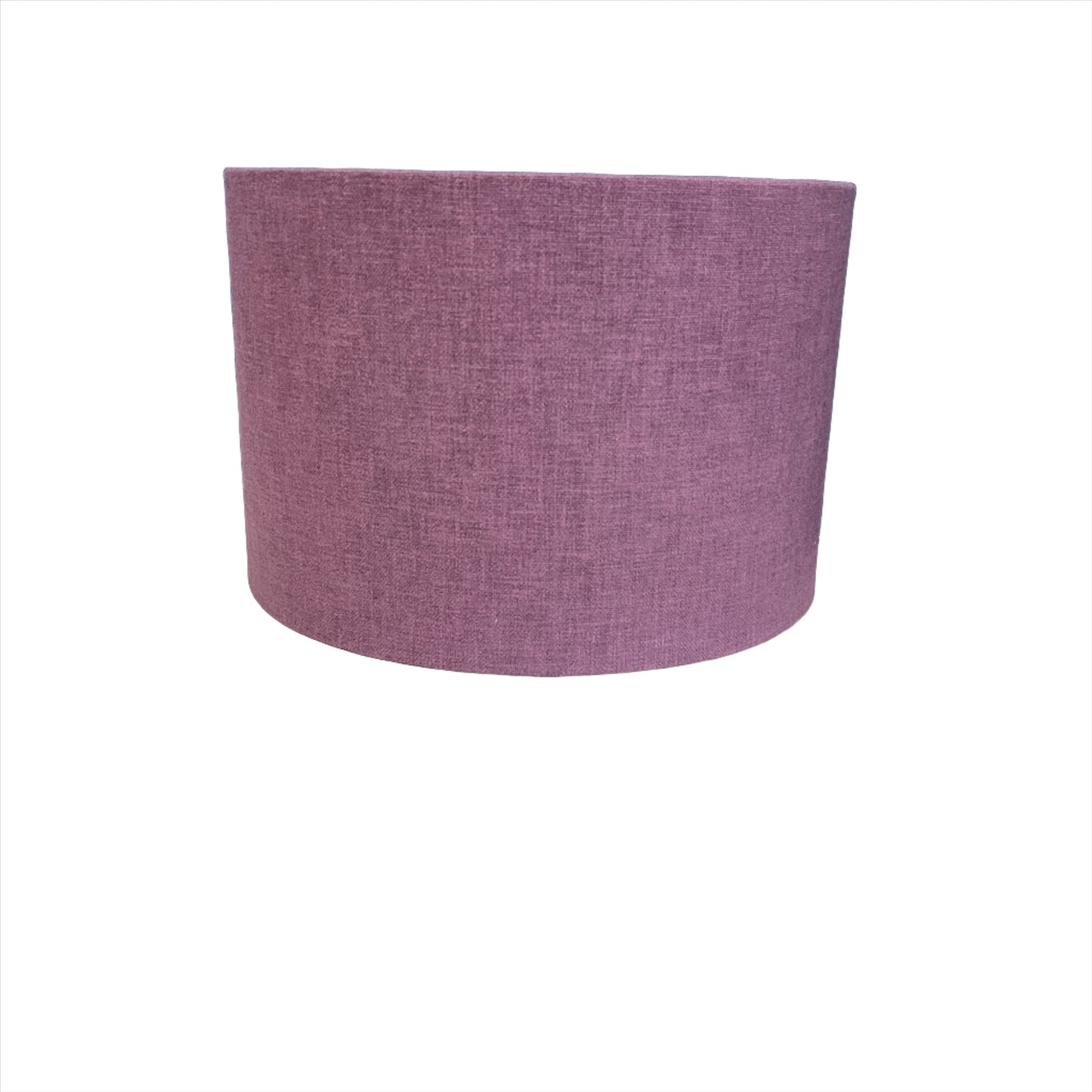 Raspberry Leaf Interiors Handmade Fabric Lampshade, Drum/Cylinder  Oslo Mulberry