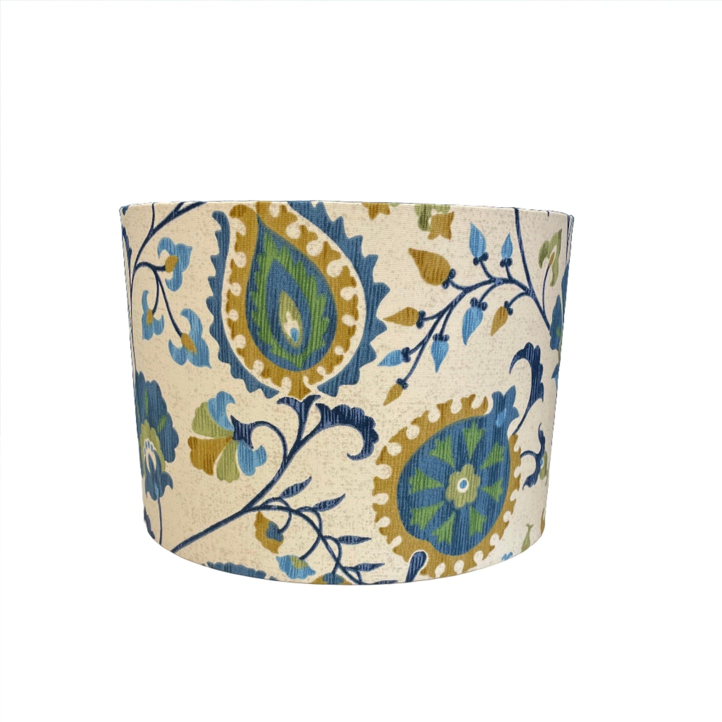 Raspberry Leaf Interiors Handmade Lampshade 30cm Drum Style Chamonix Mineral