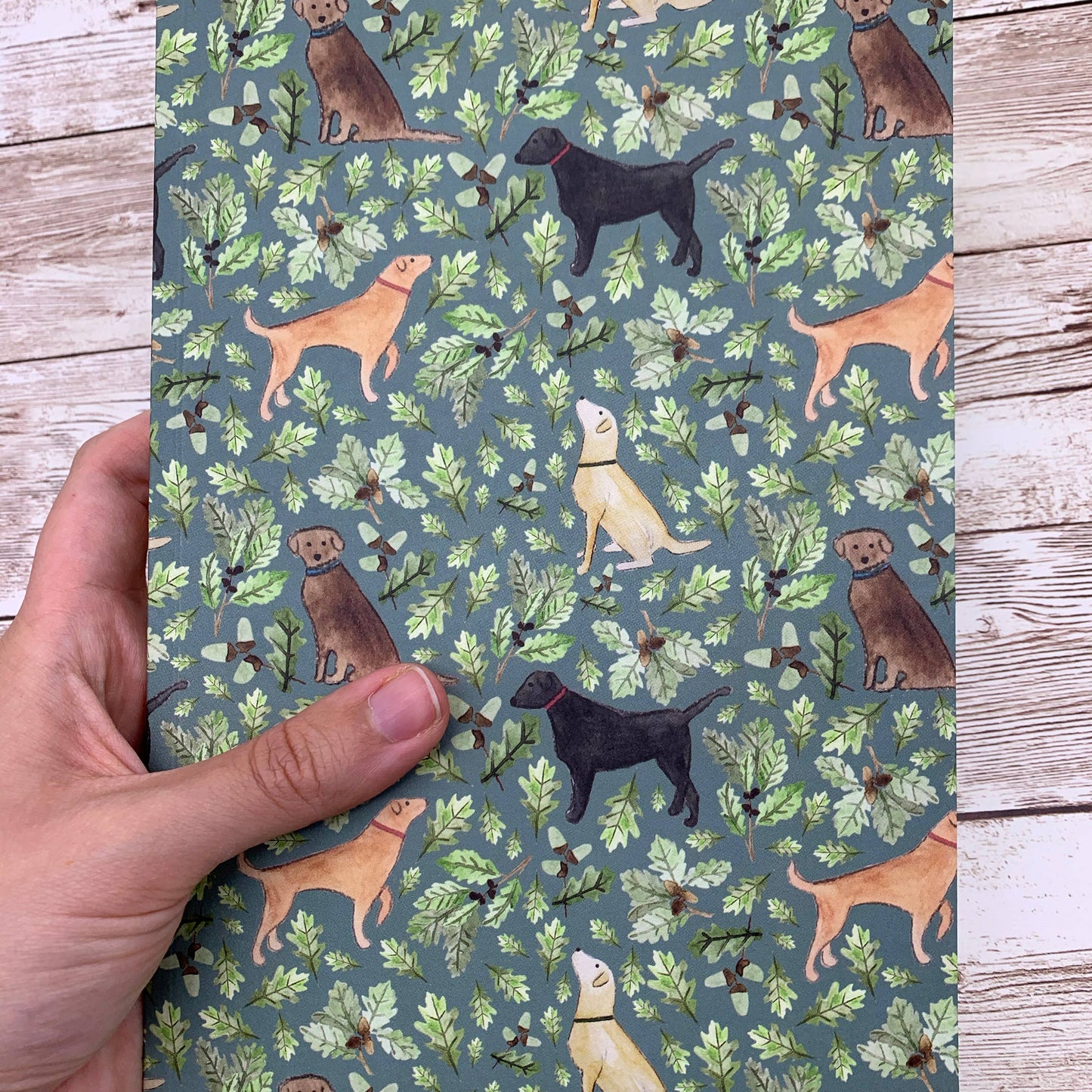 Samantha Hall Designs Labrador A5 Lined Notebook