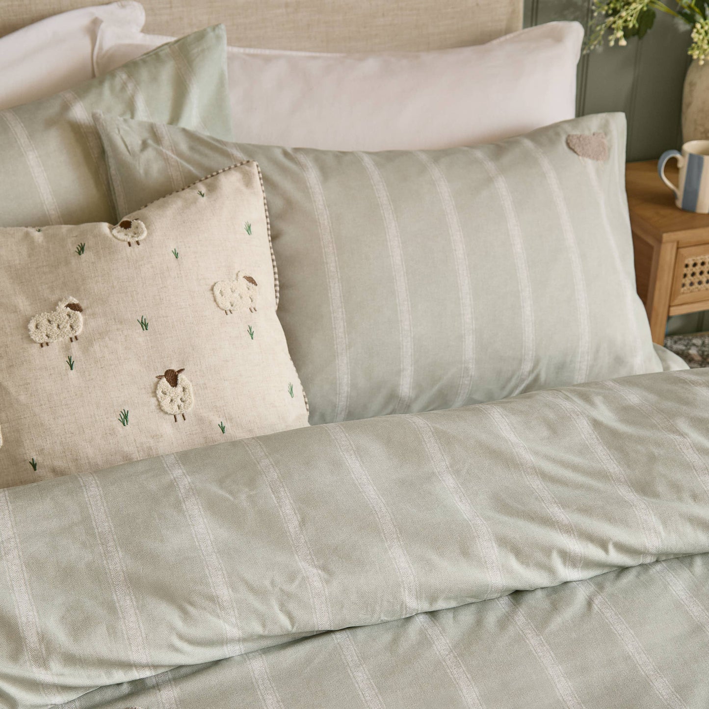 Ramble Sheep Tufted Cushion 45 x 45cm