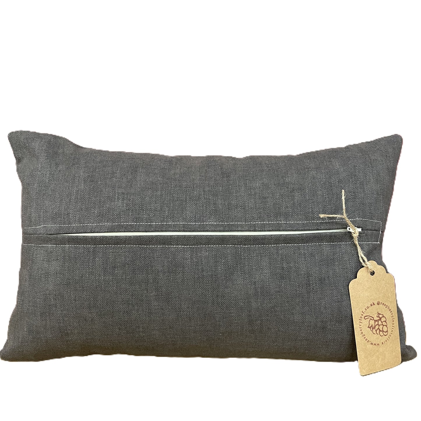 Raspberry Leaf Interiors 12" x 18" Cushion Aviary Frost