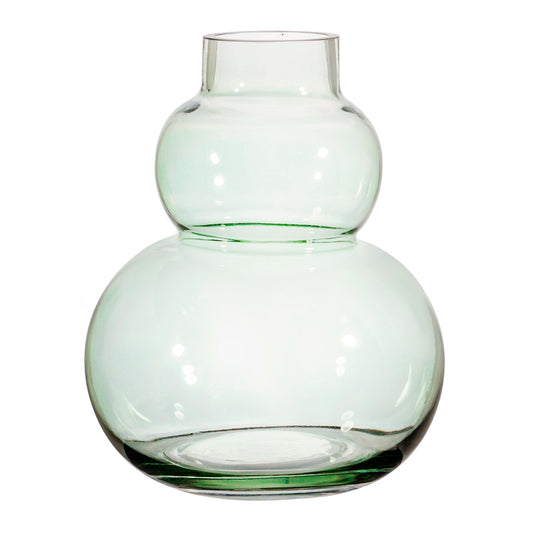 Sass and Belle Glass Pebble Vase Green