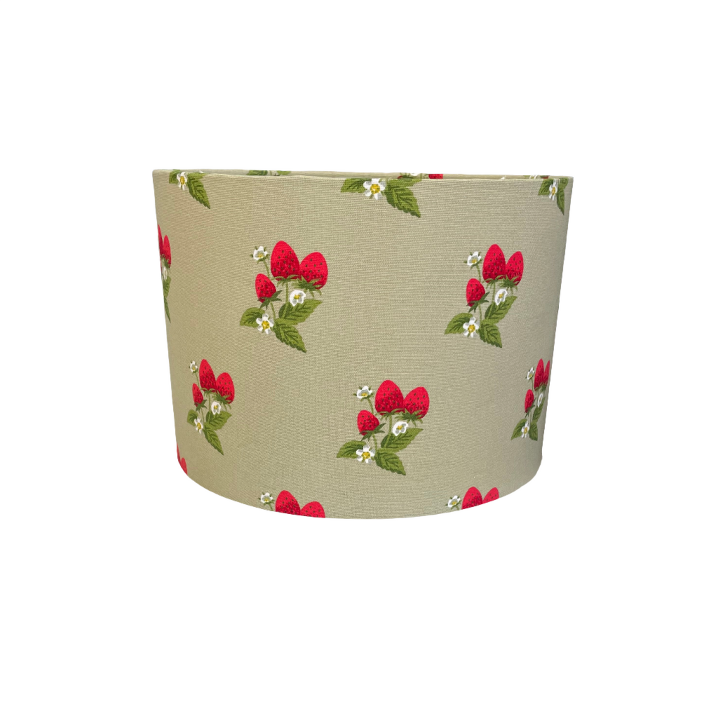 Raspberry Leaf Interiors Handmade Lampshade 30cm Sophie Allport Strawberries