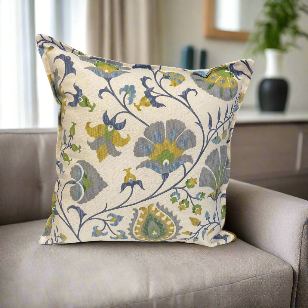 Raspberry Leaf Interiors Cushion Chamonix Citrine