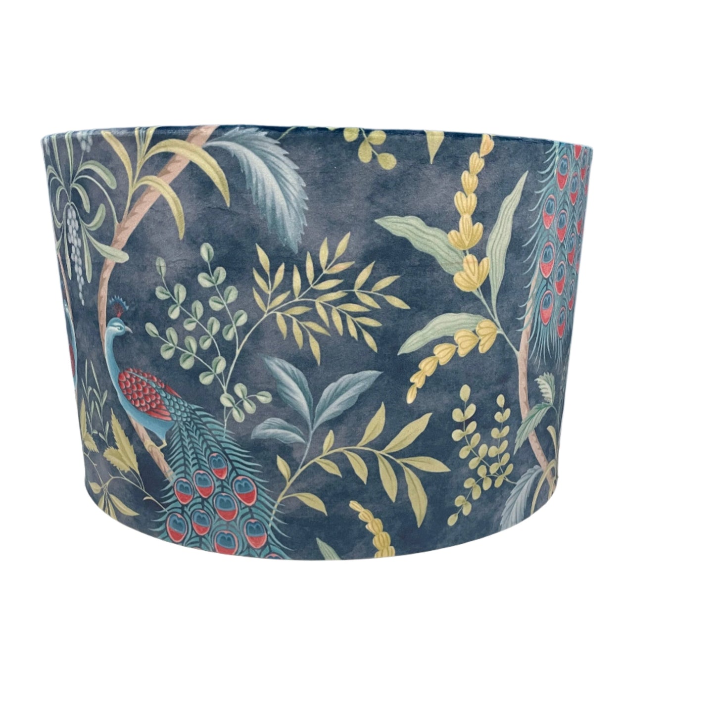 Raspberry Leaf Interiors Handmade Lampshade 40cm Drum Easy Fit Parvani Batik