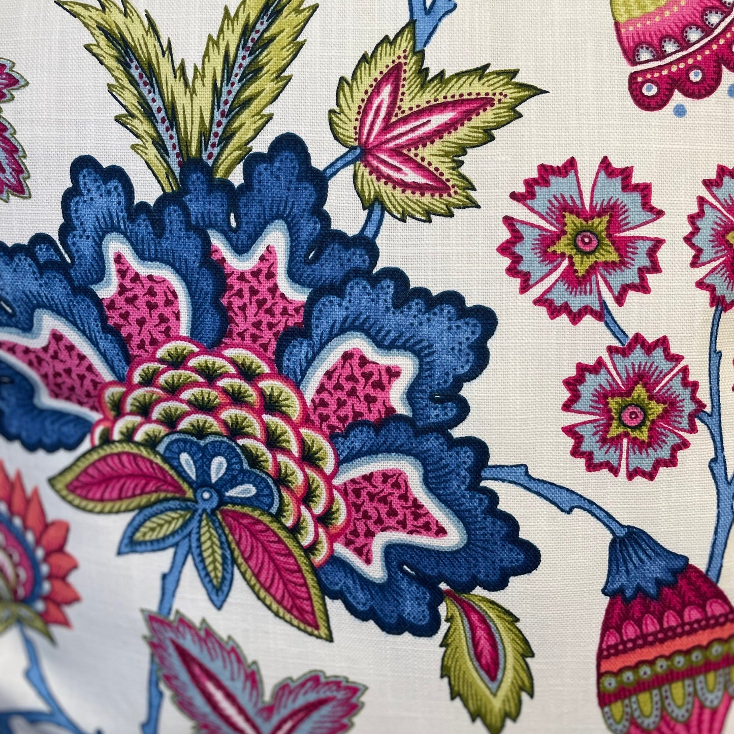 Raspberry Leaf Interiors 20",50cm Summer Hot Pink ILIV Square Cushion