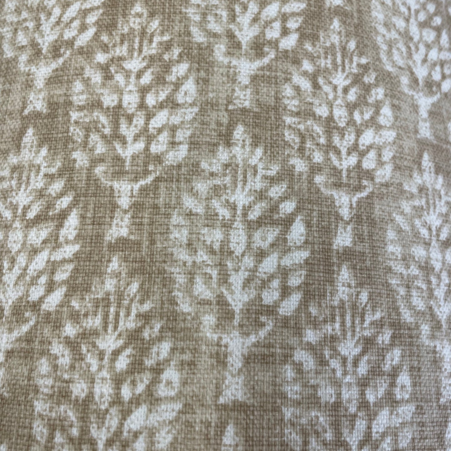 Raspberry Leaf Interiors Handmade Fabric Lampshade 30cm Drum Kemble Maize Block Print