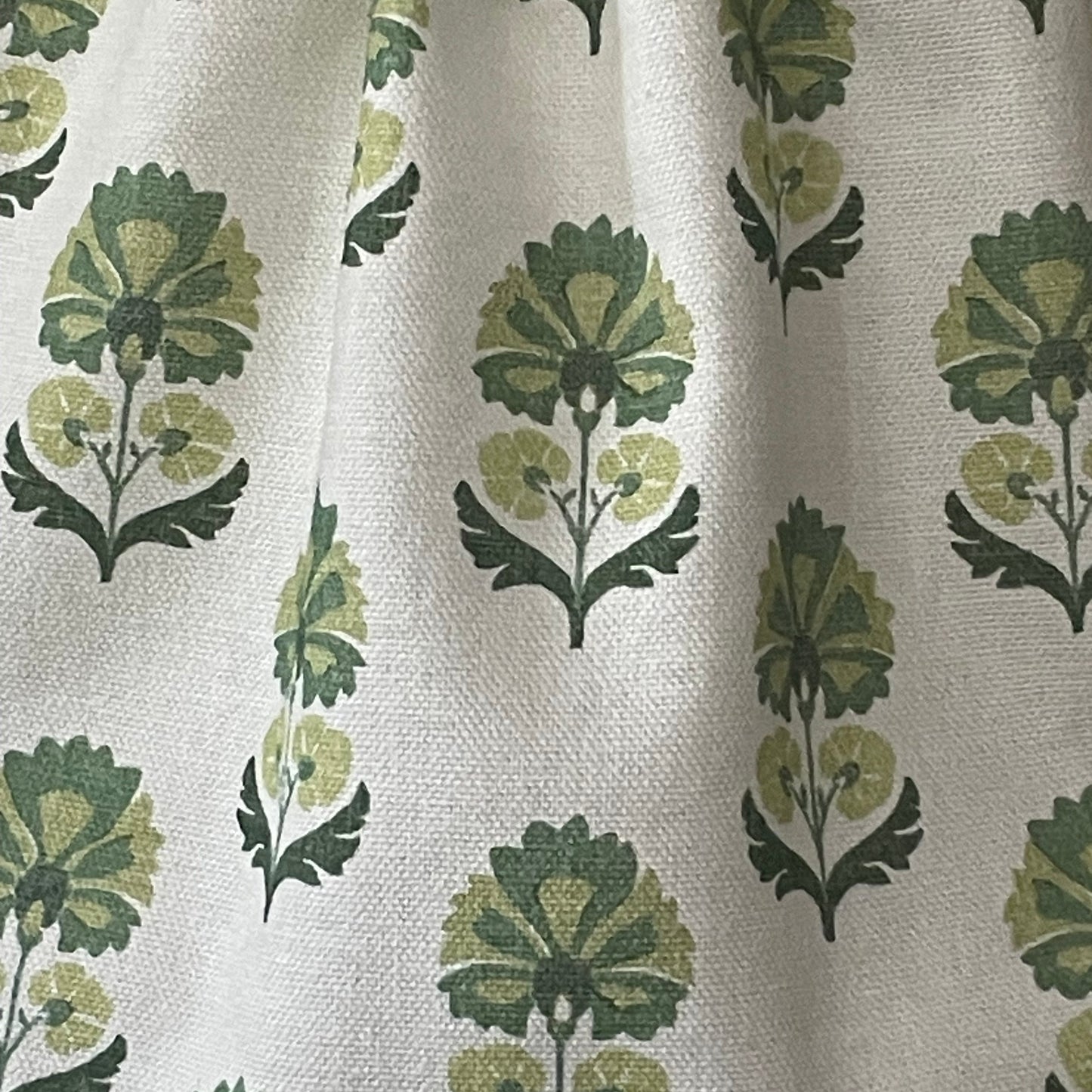 Cotton Loose Scrunchie Lampshade Cover Shani Eucalyptus Fabric
