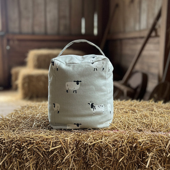 Handmade Door Stop Sophie Allport Sheep Fabric