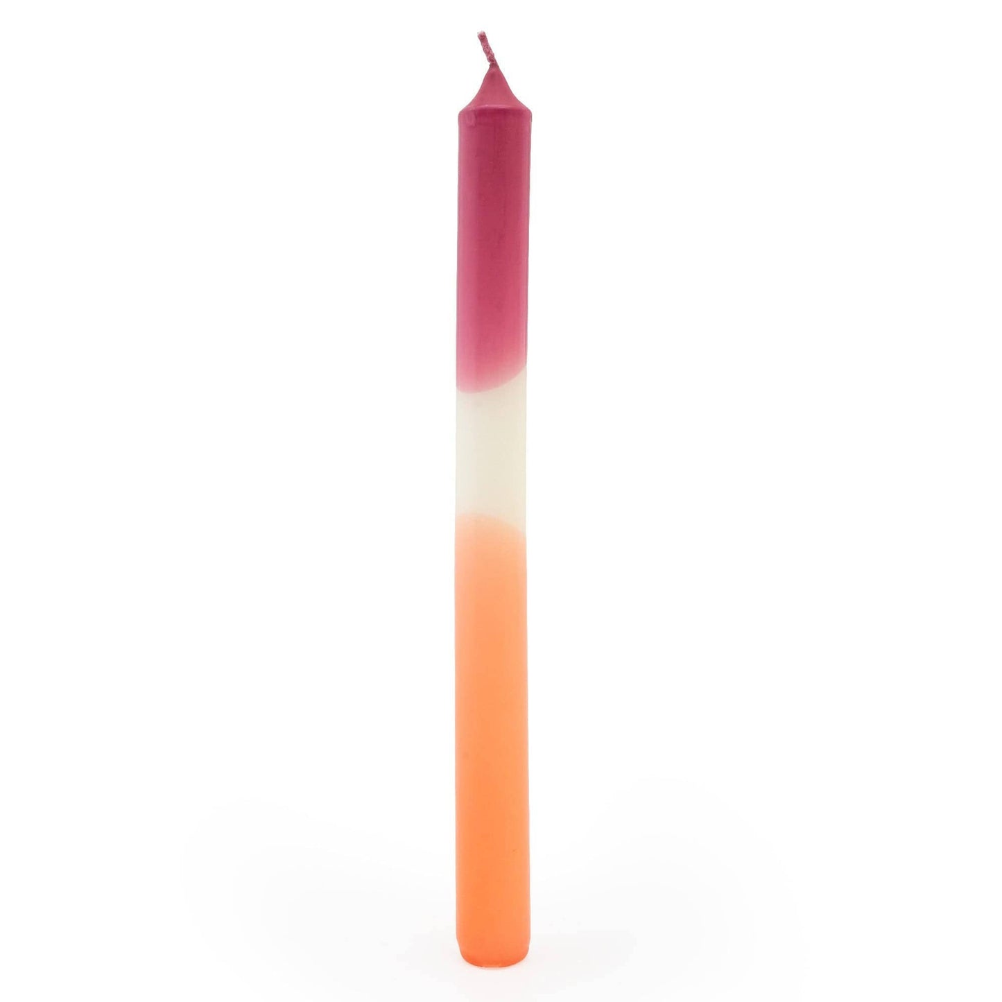 Two Tone Pink Dinner Candles, set of 6