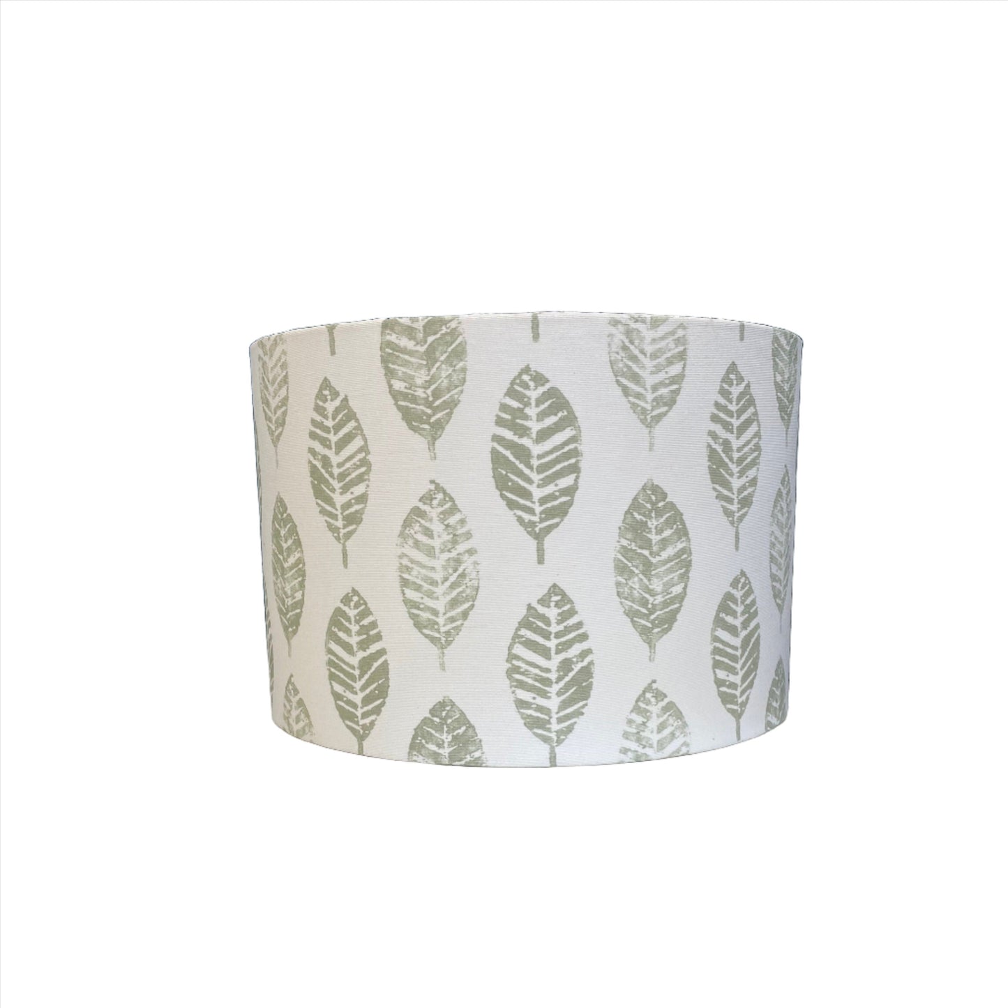 Raspberry Leaf Interiors Handmade Lampshade 30cm Drum Style Edith Sage