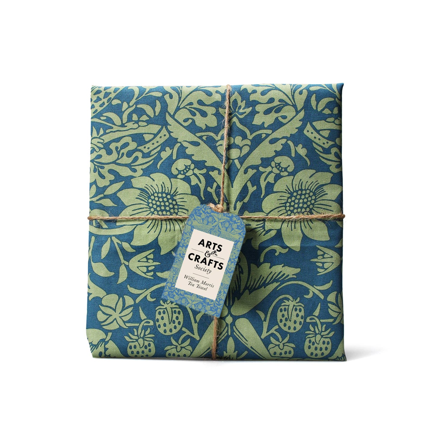 William Morris Recycled Cotton Dish Towel Sage Green