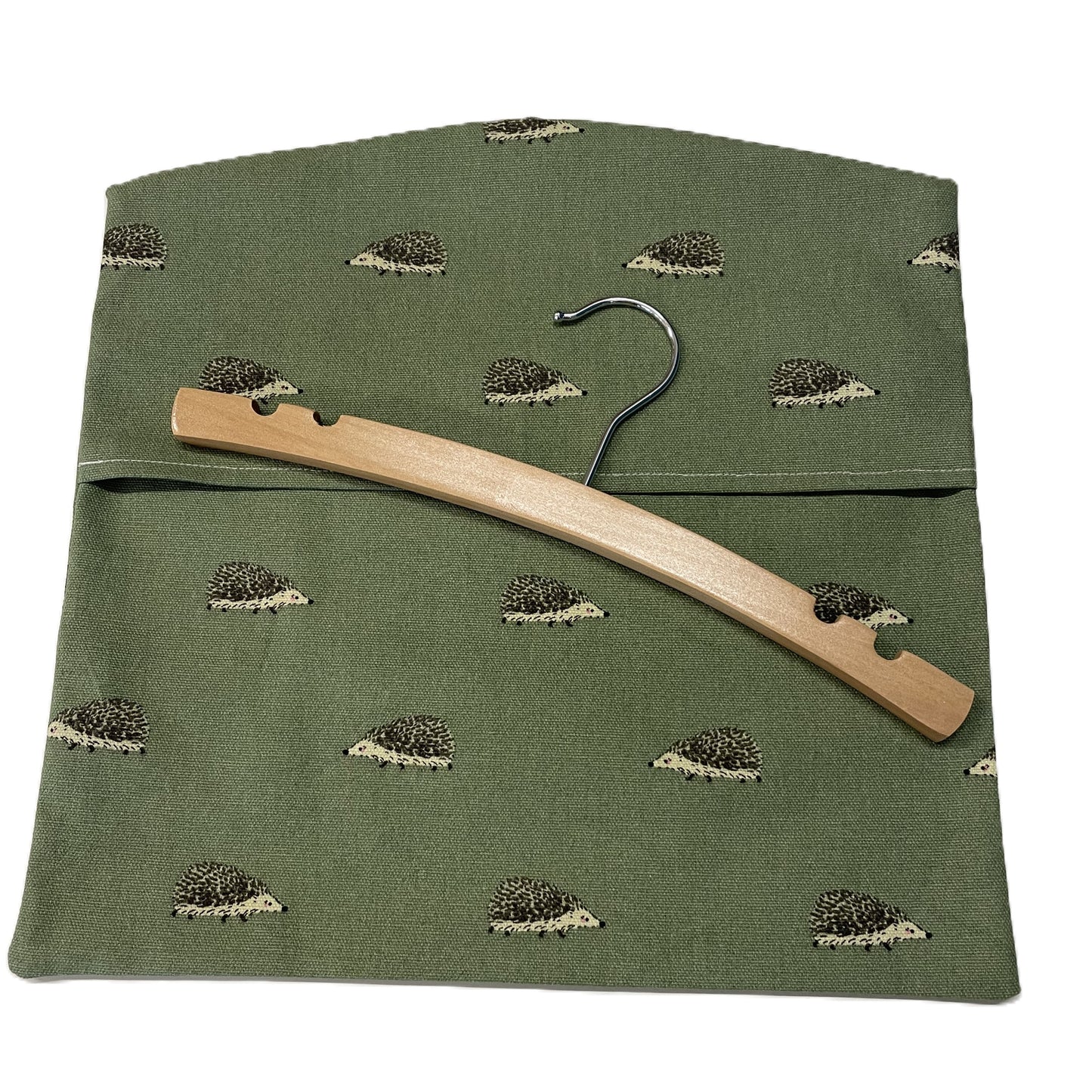 Raspberry Leaf Interiors Handmade Fabric Peg Bag Sophie Allport Hedgehog