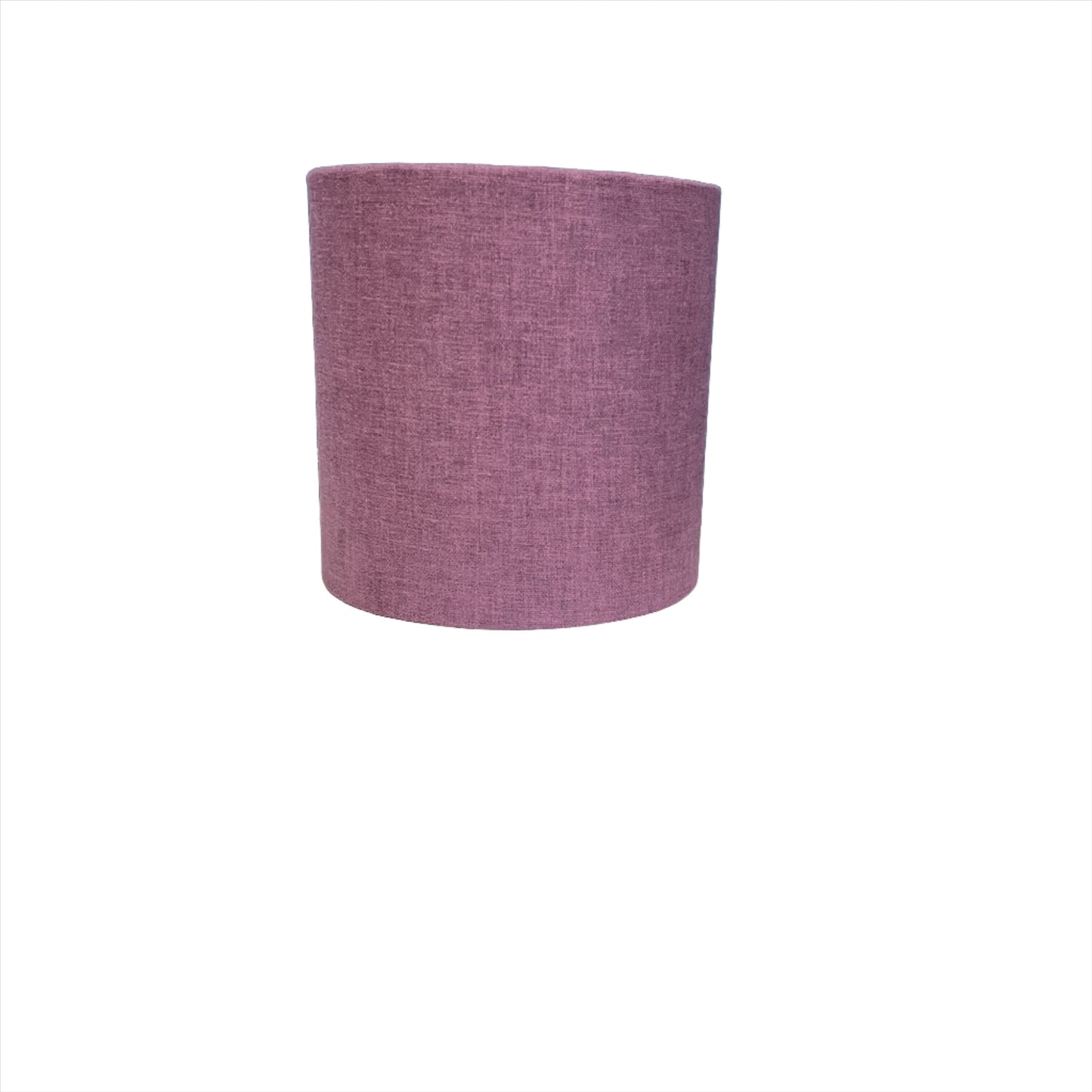 Raspberry Leaf Interiors Handmade Fabric Lampshade, Drum/Cylinder Oslo Mulberry