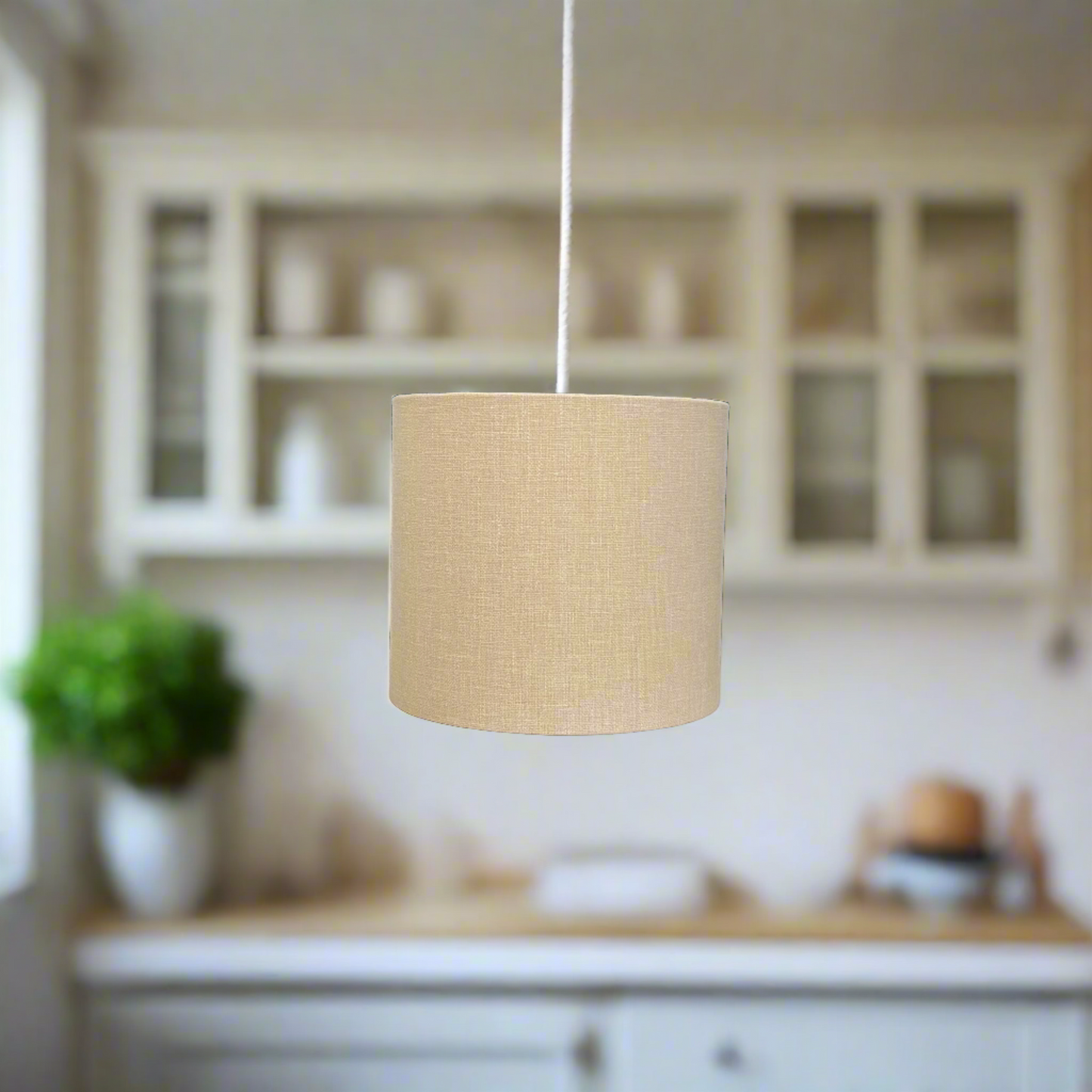 Raspberry Leaf Interiors Lampshade Drum Oslo Pumice