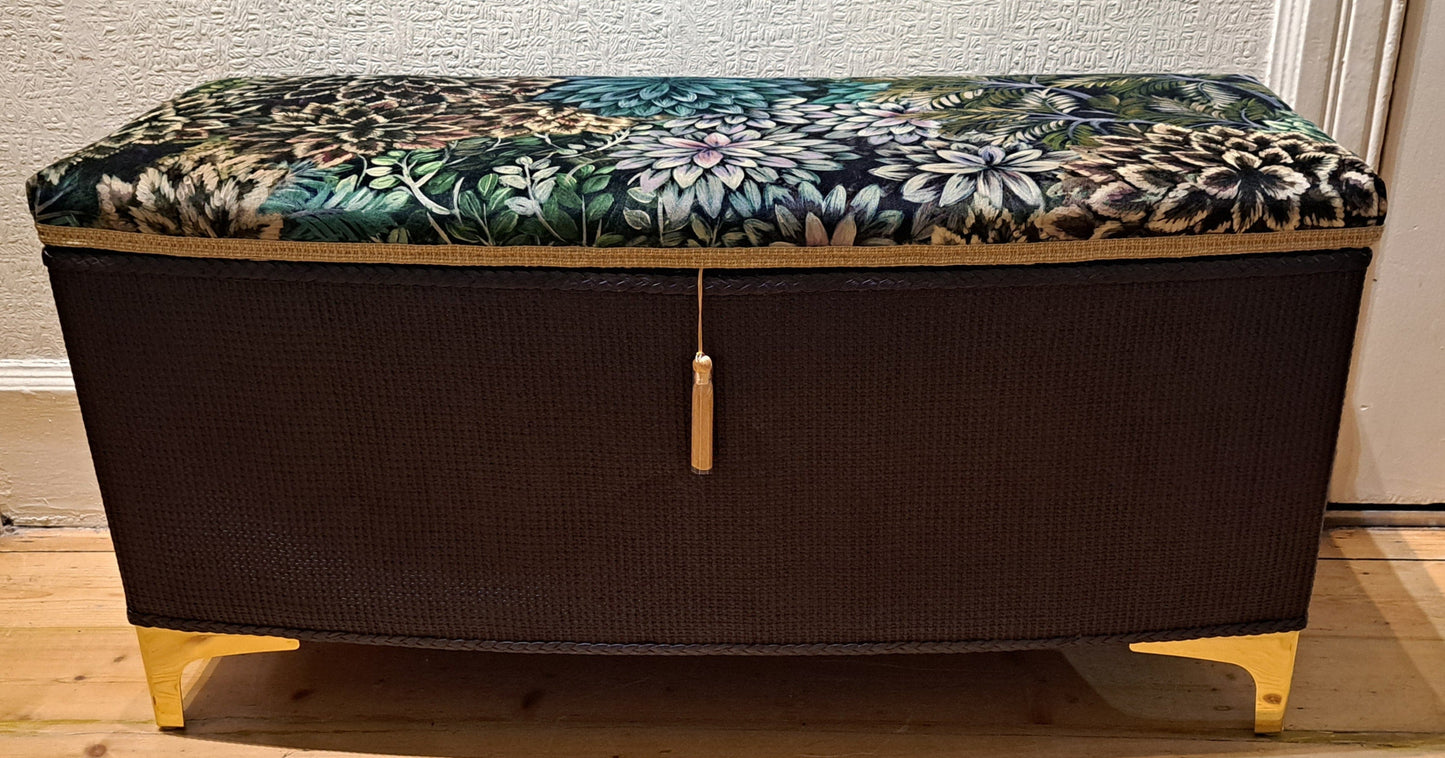 Vintage Ottoman Blanket Box Upcycled