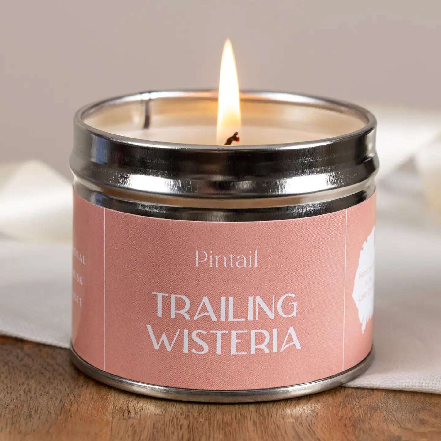 Trailing Wisteria Classic Tin Candle