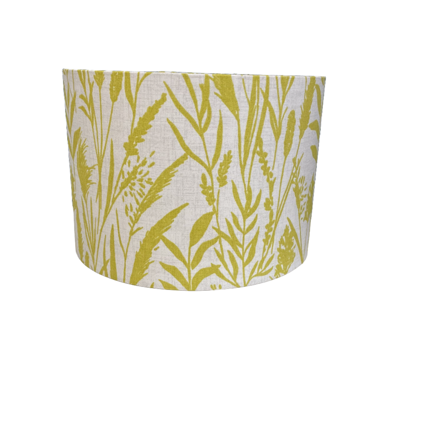 Raspberry Leaf Interiors Handmade Lampshade 30cm Drum Wild Grasses Citrus