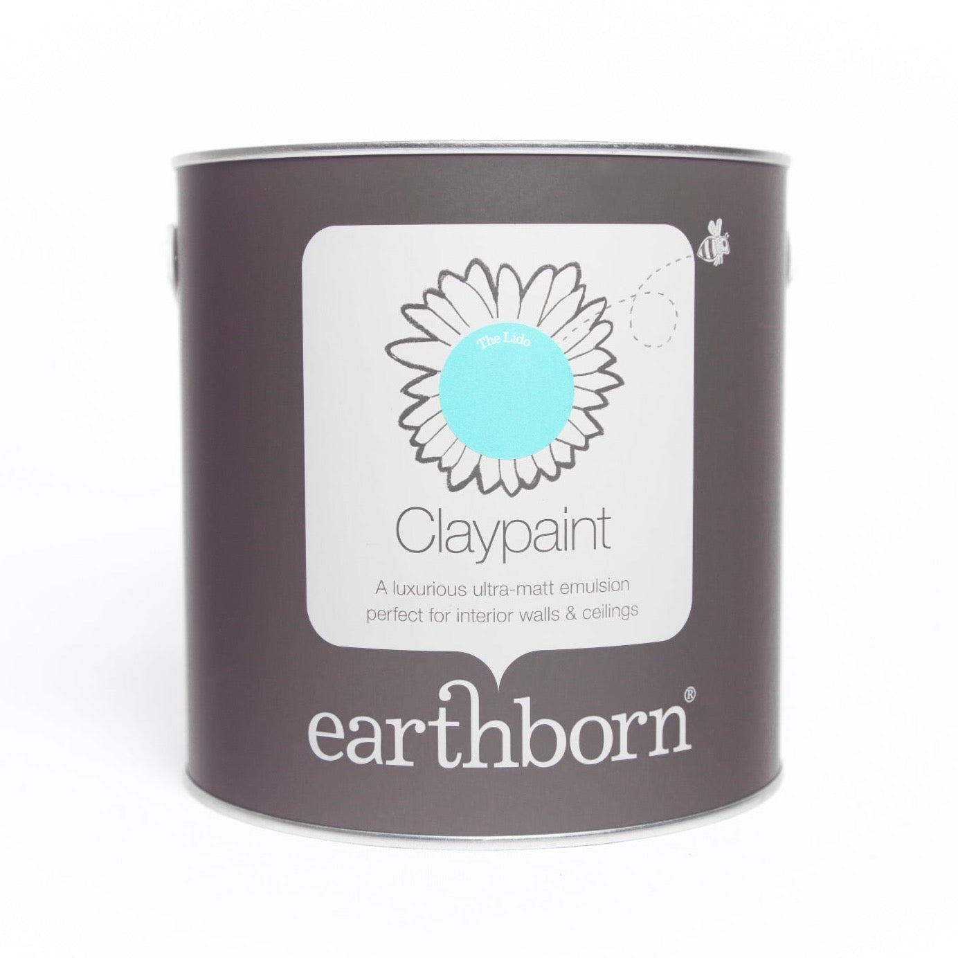Earthborn Breathable Designer Clay Paint Neutral Marbles 2.5 Litre Matt Paint | Raspberry Leaf Interiors North Berwick UK