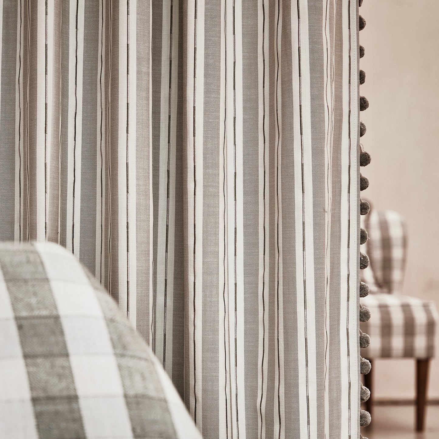 Custom made curtains Prestigious Textiles Fabric | Raspberry Leaf Interiors North Berwick UK