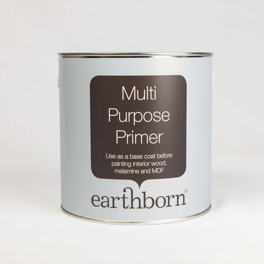 Earthborn Multi Purpose Primer 750ml Eco Friendly Breathable Paint | Raspberry Leaf Interiors Fenton Barns Scotland 