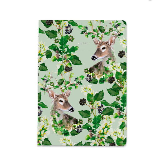 Winter Stag Notebook by Lola Design