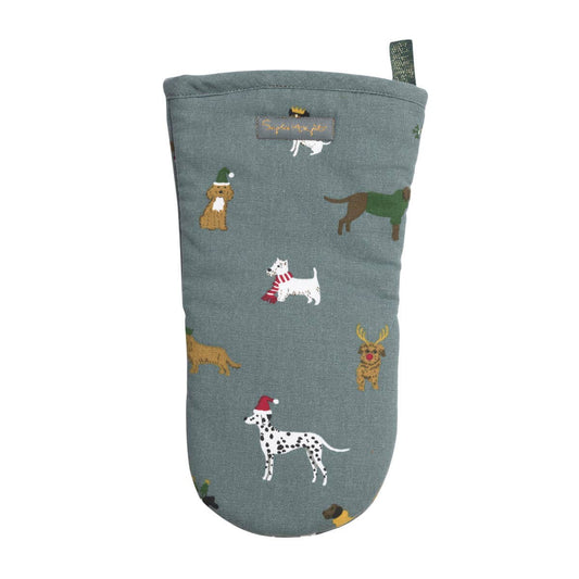 Christmas Dogs Oven Mitt Sophie Allport