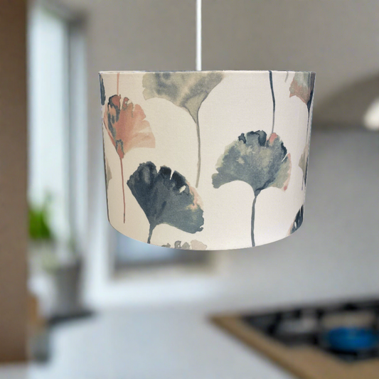 Raspberry Leaf Interiors Handmade Lampshade 30cm Drum Easy Fit Pendant Camarillo Flamingo