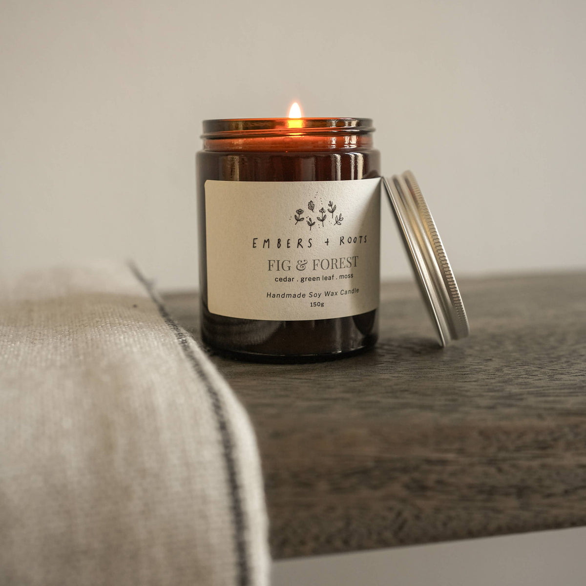 Fig & Forest Soy wax Candle