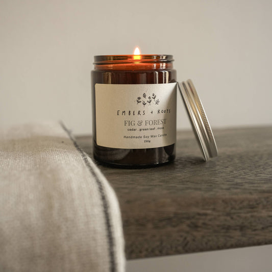 Fig & Forest Soy wax Candle