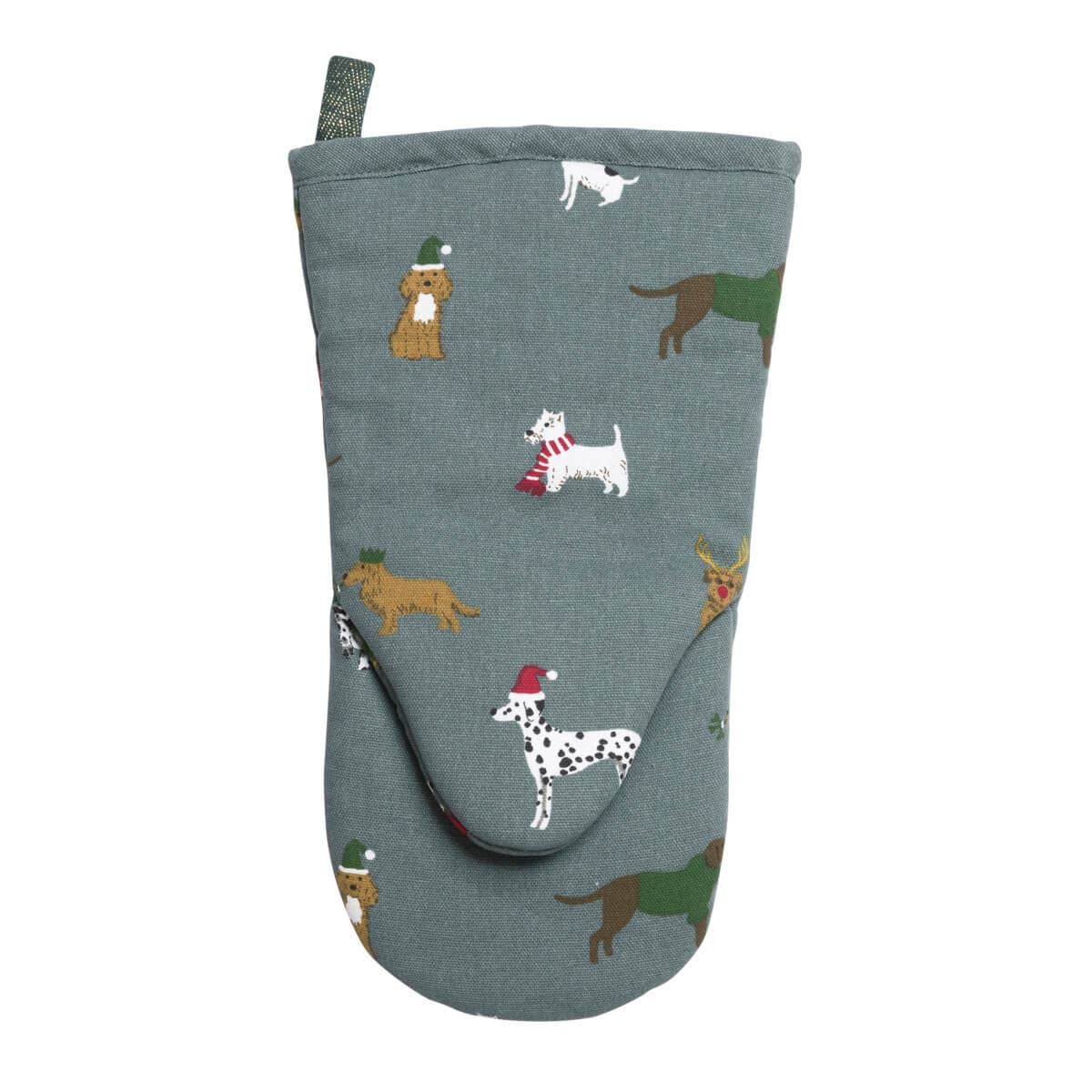 Christmas Dogs Oven Mitt Sophie Allport