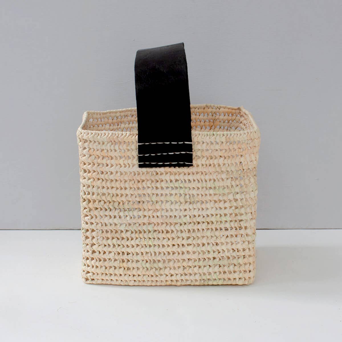 Bohemia Tall Forage Basket, Black