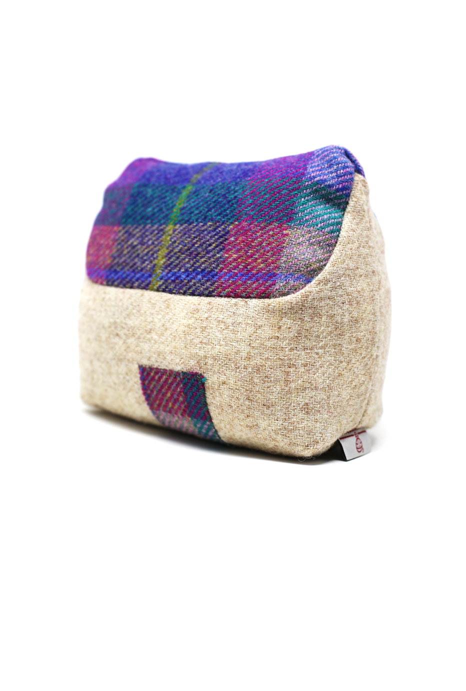 Harris Tweed Bothy Doorstop Herringbone and Tweed