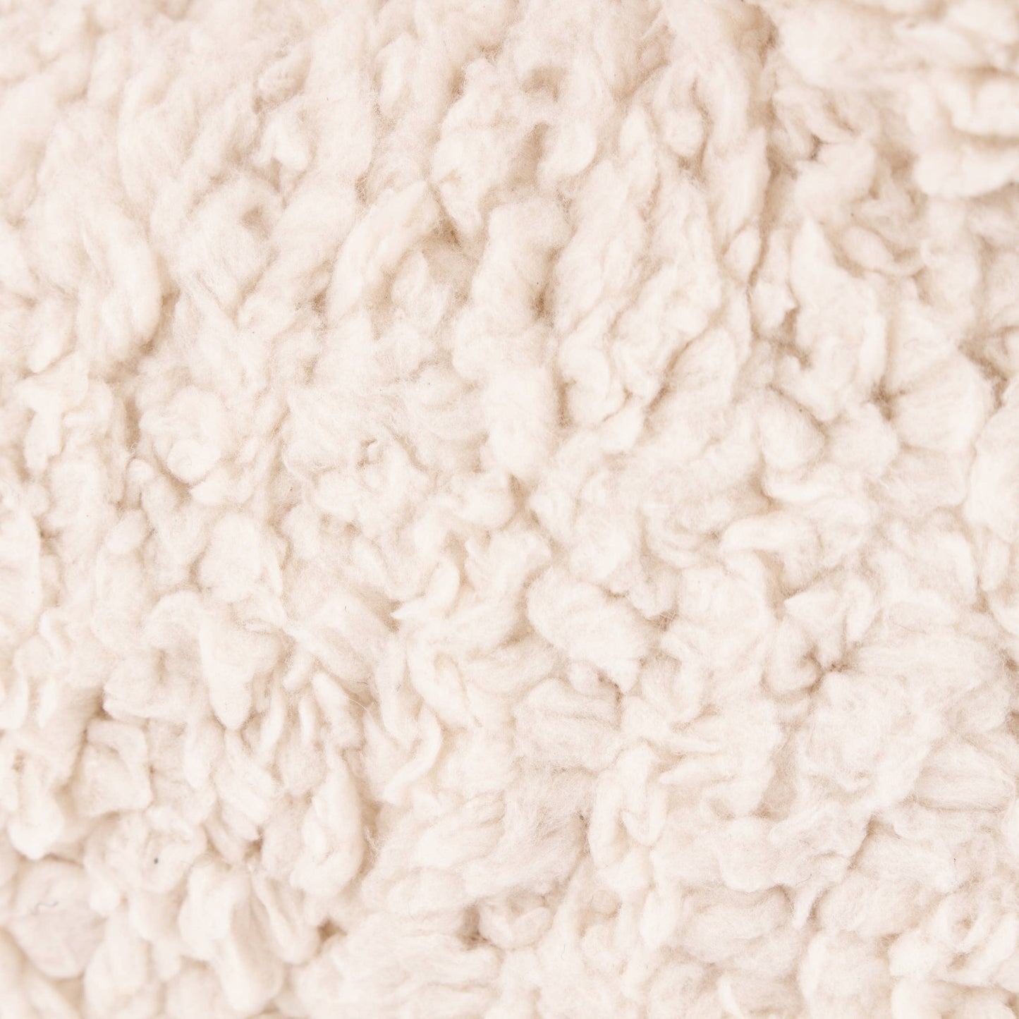 Sheep Shearling Fleece Door Stop White
