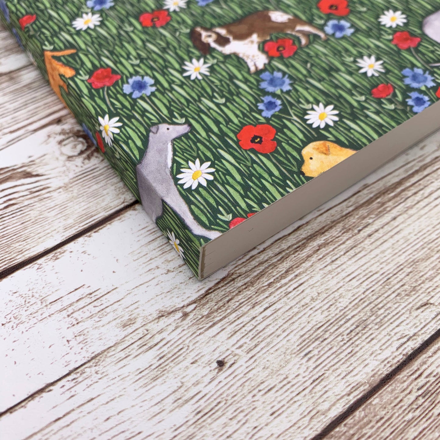 Samantha Hall Designs A5 Wildflower Walkies dog notebook