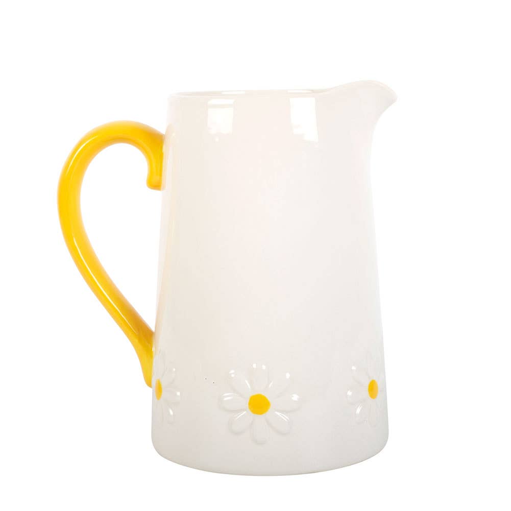 Daisy Ceramic Flower Jug 17cm