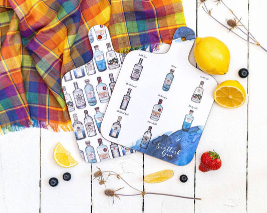 Scottish Gin Mini Chopping Board