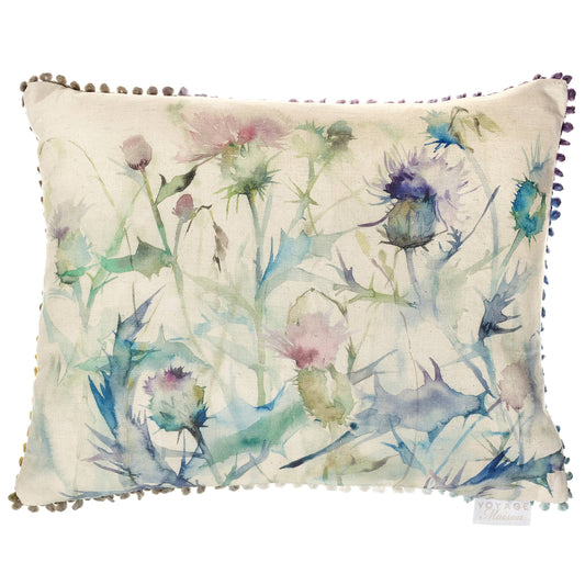 Voyage Maison Damson Bristle Printed Thistle Cushion 40 x 50cm
