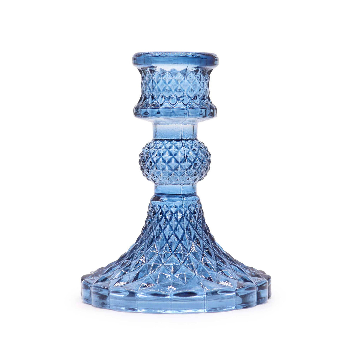 Vintage Style Glass Candle Holder