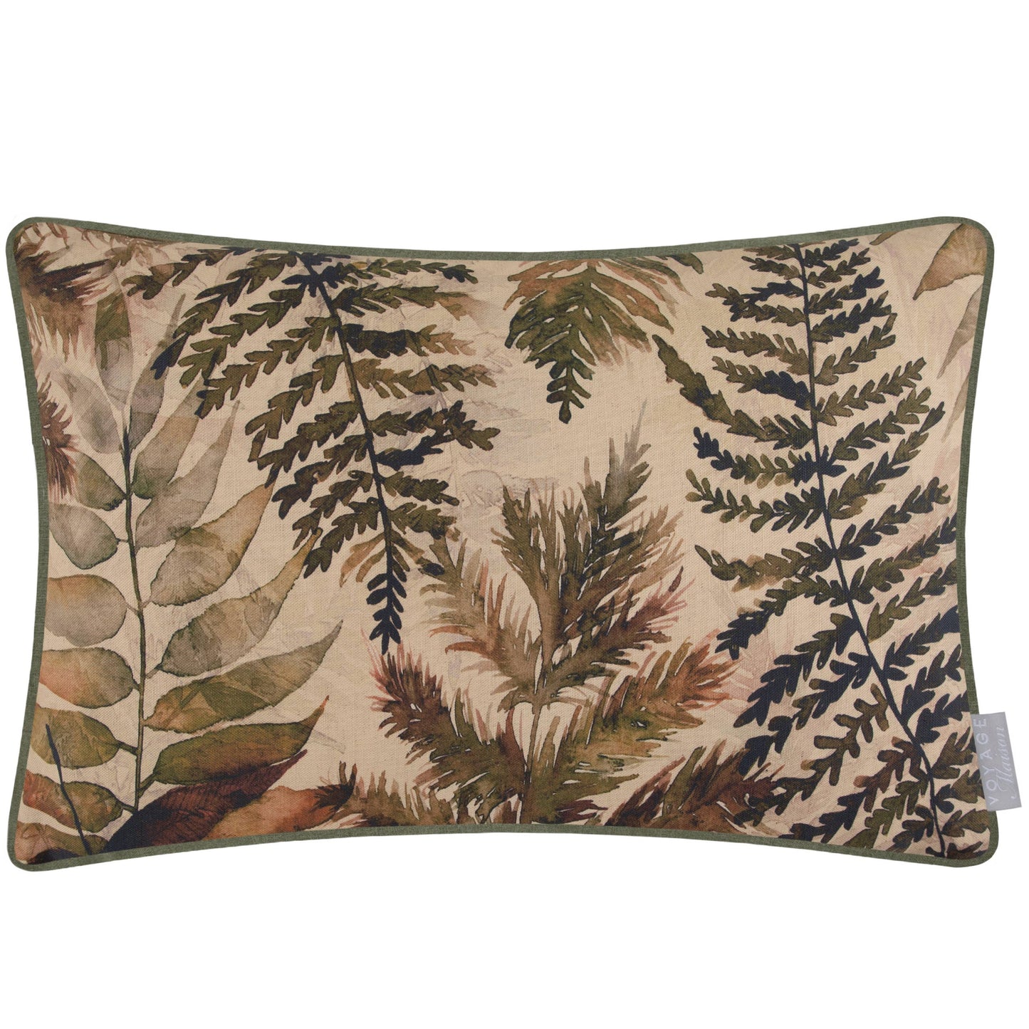 Voyage Maison Elowen Piped Cushion Mulberry 40 x 60cm, 16" x 24"
