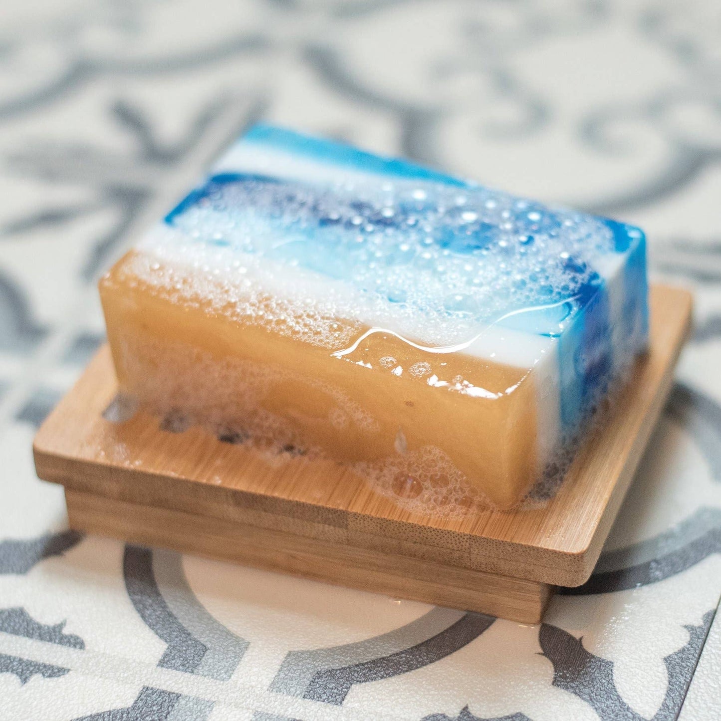 Sea Salt & Driftwood Handmade Soap Slice 120g