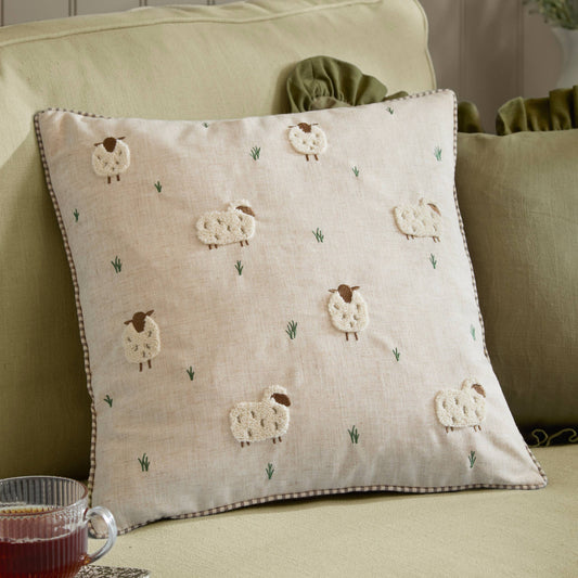 Ramble Sheep Tufted Cushion 45 x 45cm