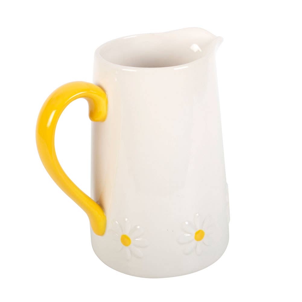 Daisy Ceramic Flower Jug 17cm