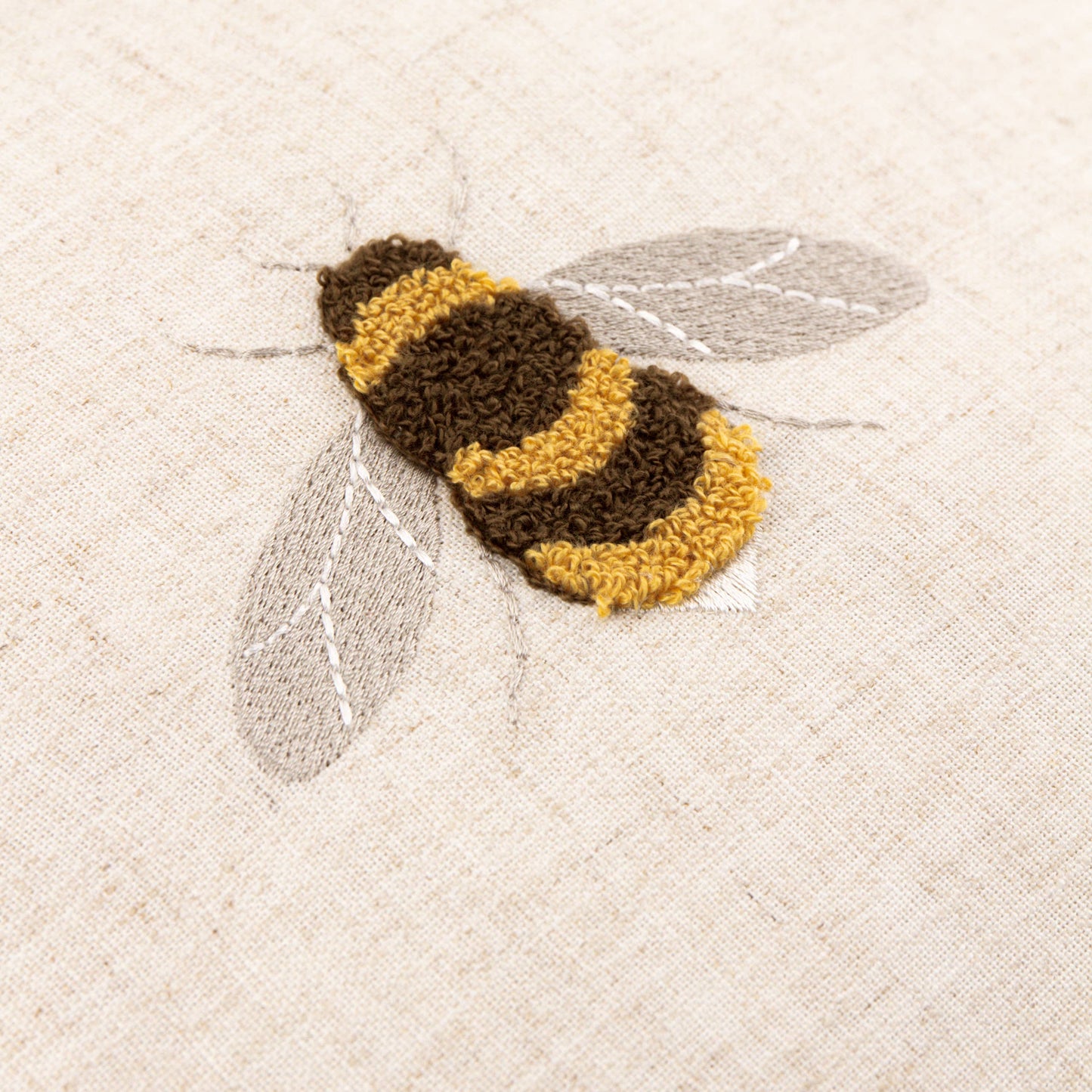 Ramble Bee Tufted Cushion Natural 45 x 45cm