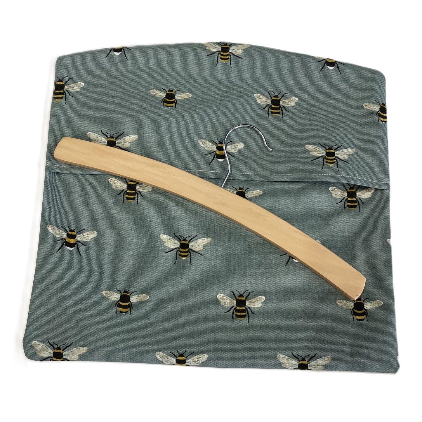 Raspberry Leaf Interiors Handmade Fabric Peg Bag Sophie Allport Bees