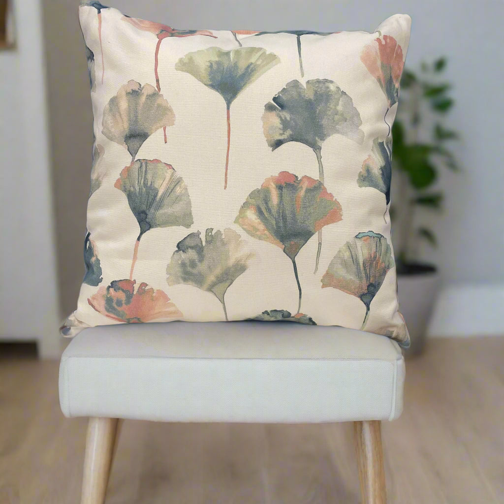 Raspberry Leaf Interiors 18" x 18", 45cm Cushion Camarillo Flamingo