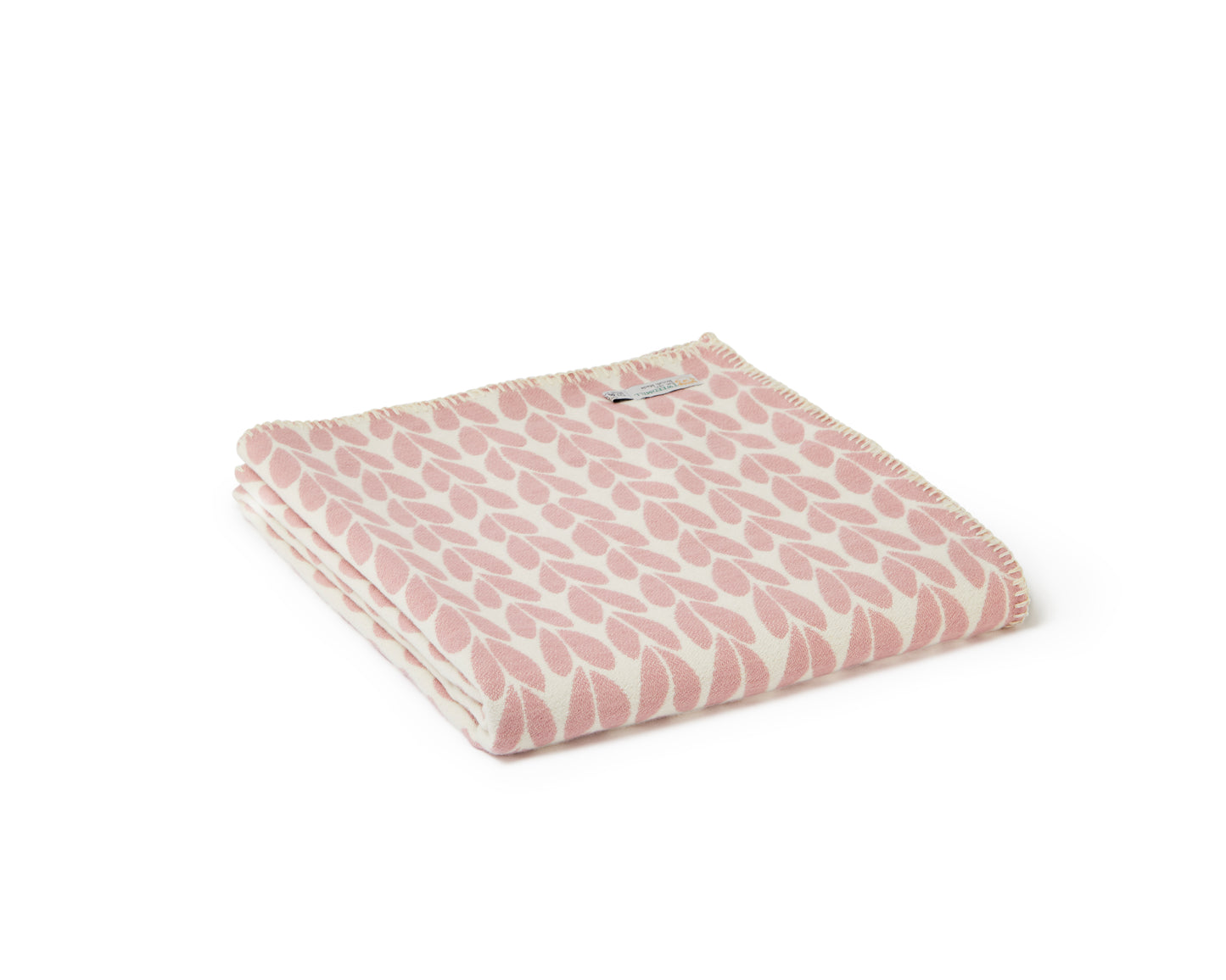 Tweedmill Cotton Sycamore Dusky Pink Throw Blanket