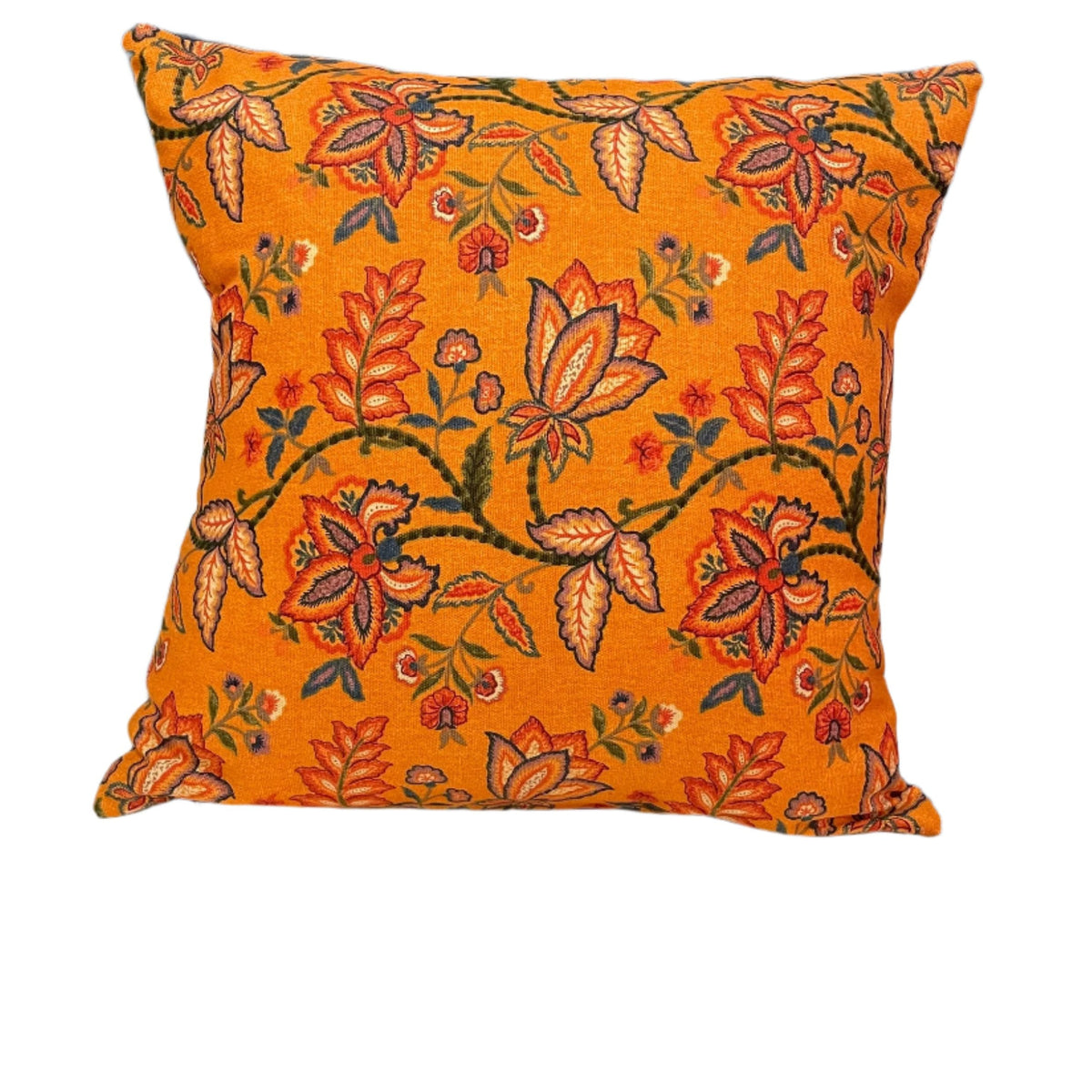 Raspberry Leaf Interiors Cushion Maharashi Tapestry